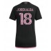 Inter Miami Jordi Alba #18 Voetbalkleding Uitshirt Dames 2023-24 Korte Mouwen